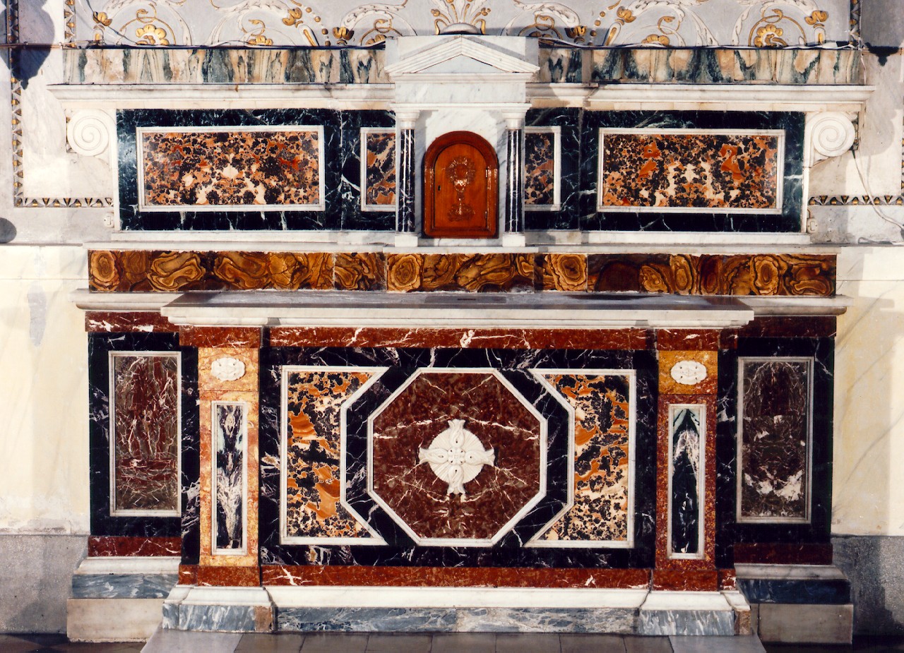 altare - a blocco, serie - ambito siciliano (Metà sec. XIX)