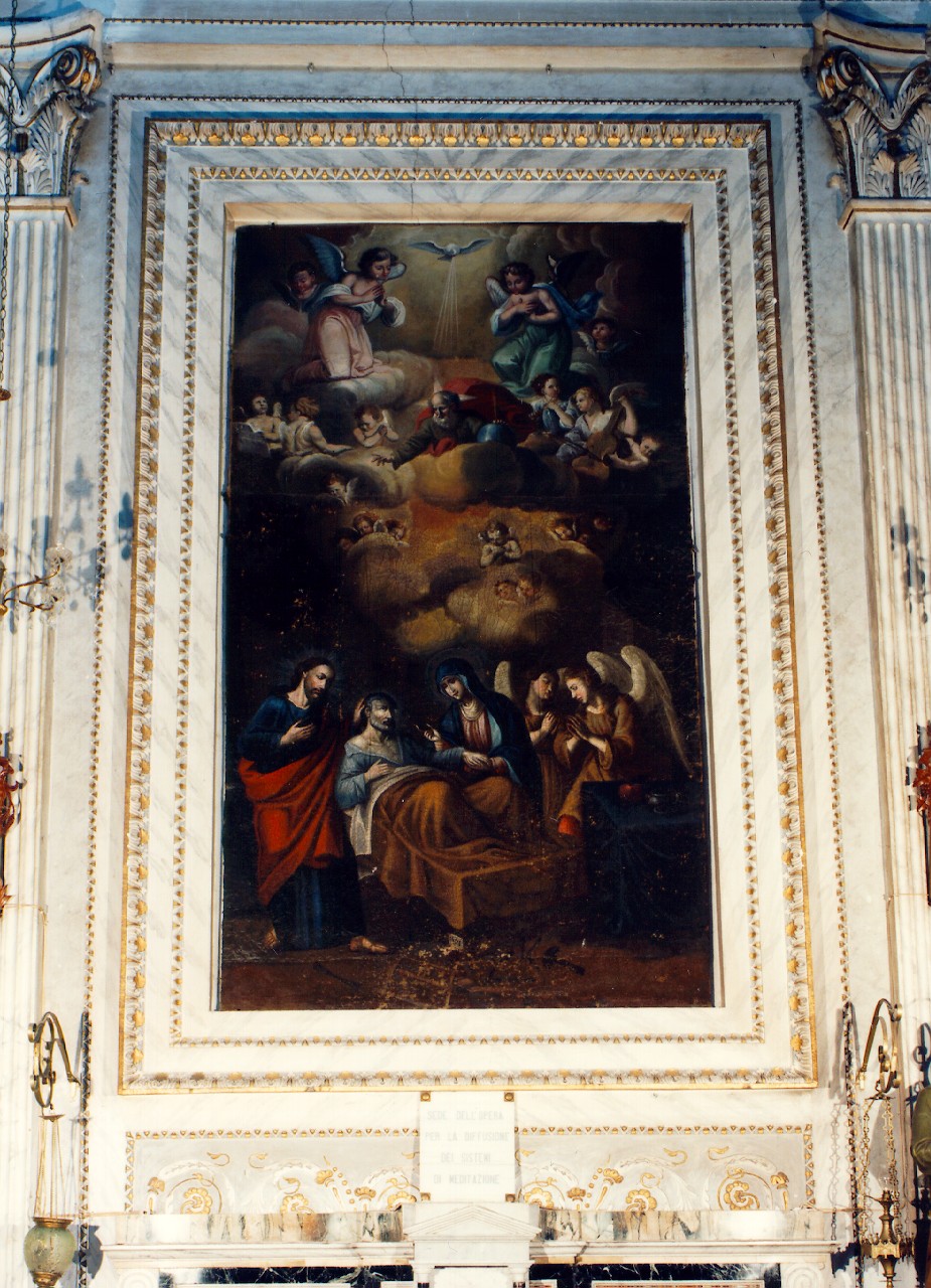 morte di San Giuseppe (dipinto) - ambito siciliano (sec. XVII)