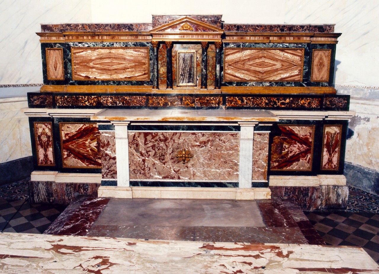 altare maggiore - ambito siciliano (Metà sec. XIX)
