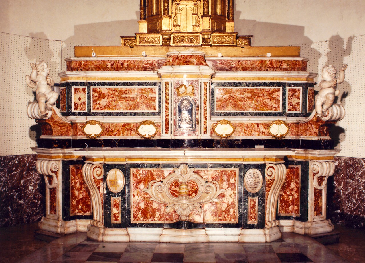altare maggiore - ambito siciliano (sec. XVIII)