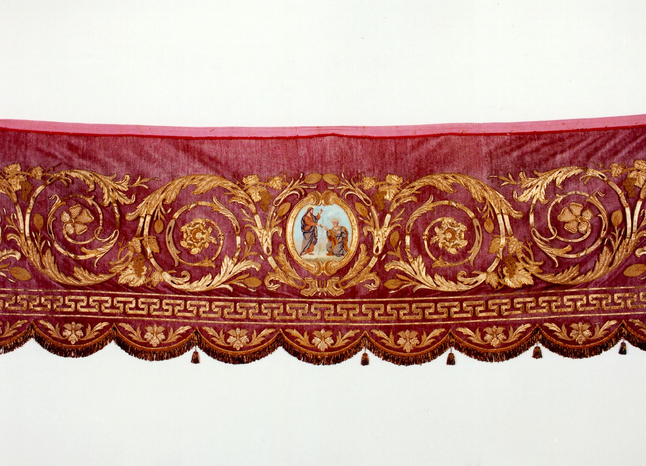 guarnizione di tovaglia d'altare - manifattura siciliana (primo quarto sec. XX)