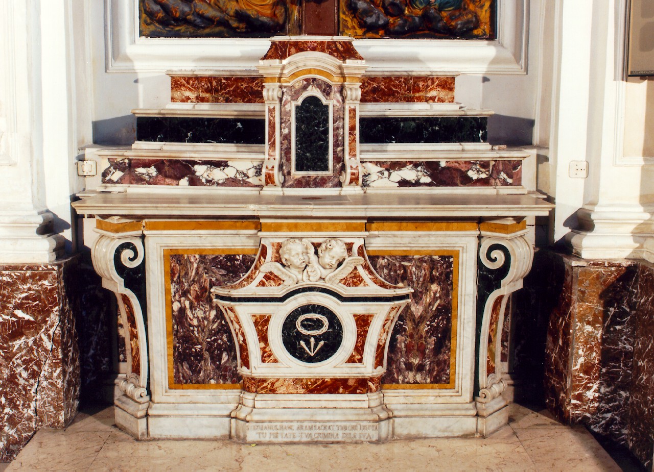 altare - a blocco - ambito siciliano (sec. XVIII)