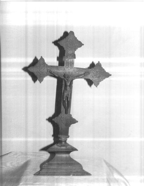 croce da tavolo - bottega toscana (sec. XIX)