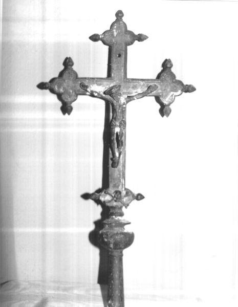 croce processionale - bottega toscana (sec. XIX)