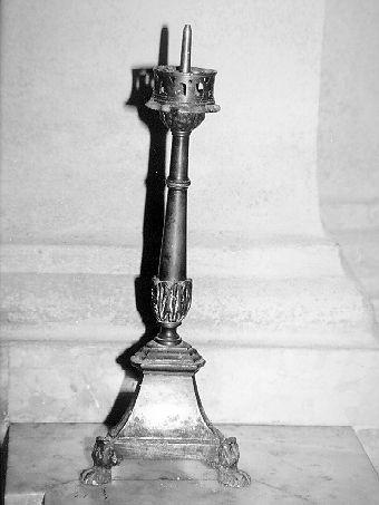 candeliere, serie - bottega italiana (sec. XIX)