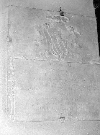 lapide commemorativa - ambito lunigianese (sec. XVIII)