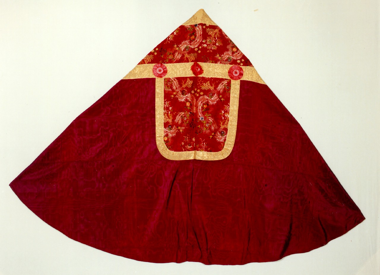 piviale - manifattura siciliana (Seconda metà, Seconda metà sec. XVIII, sec. XIX)