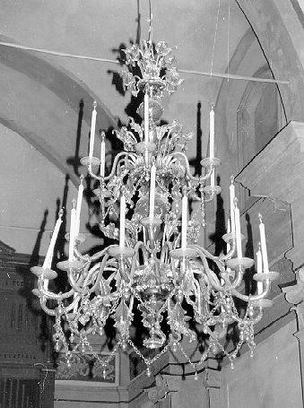 lampadario - produzione muranese (prima metà sec. XX)