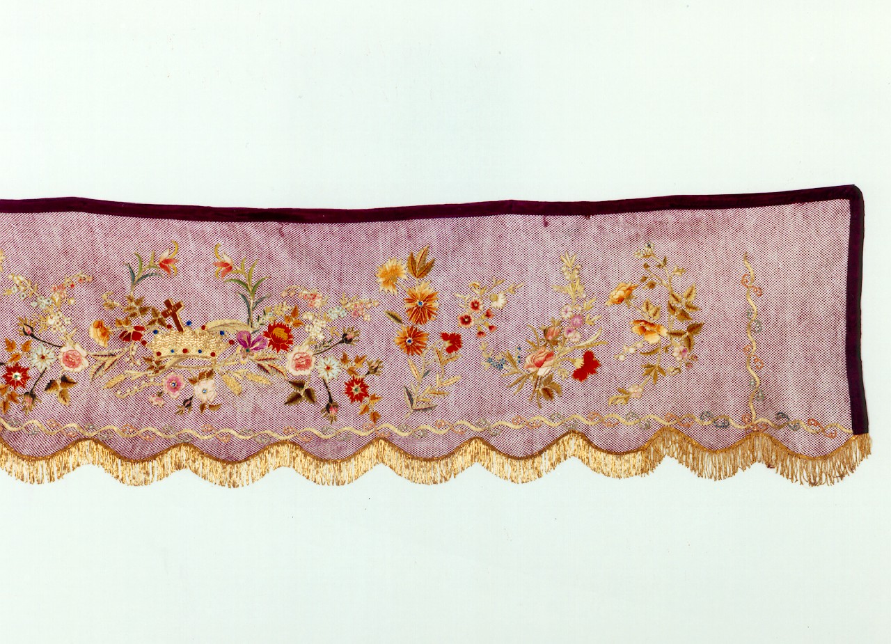 guarnizione di tovaglia d'altare - manifattura siciliana (Seconda metà sec. XIX)