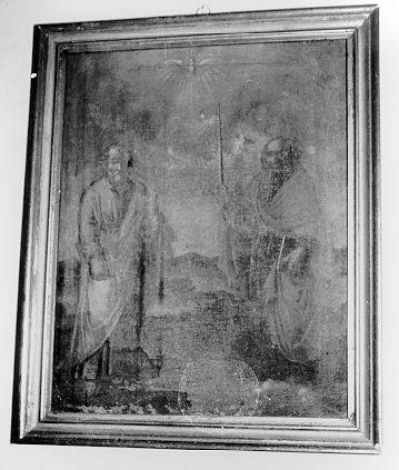SAN PIETRO E SAN PAOLO (dipinto) - ambito italiano (sec. XVIII)