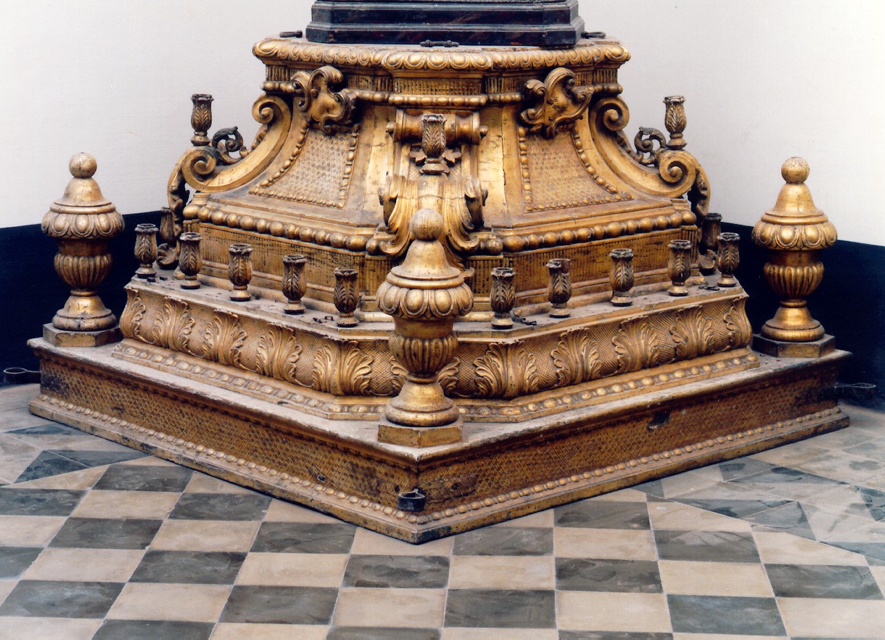 base processionale - produzione siciliana (Seconda metà sec. XVIII)