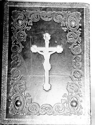 coperta di libro liturgico - ambito italiano (sec. XIX)