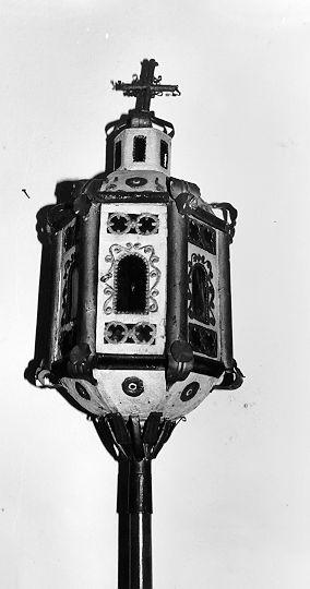 lanterna processionale, serie - bottega italiana (sec. XIX)