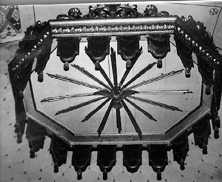 baldacchino d'altare - ambito lunigianese (sec. XIX)