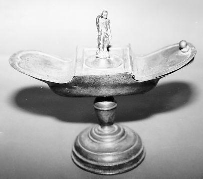 navicella portaincenso - bottega italiana (secc. XVIII/ XIX)