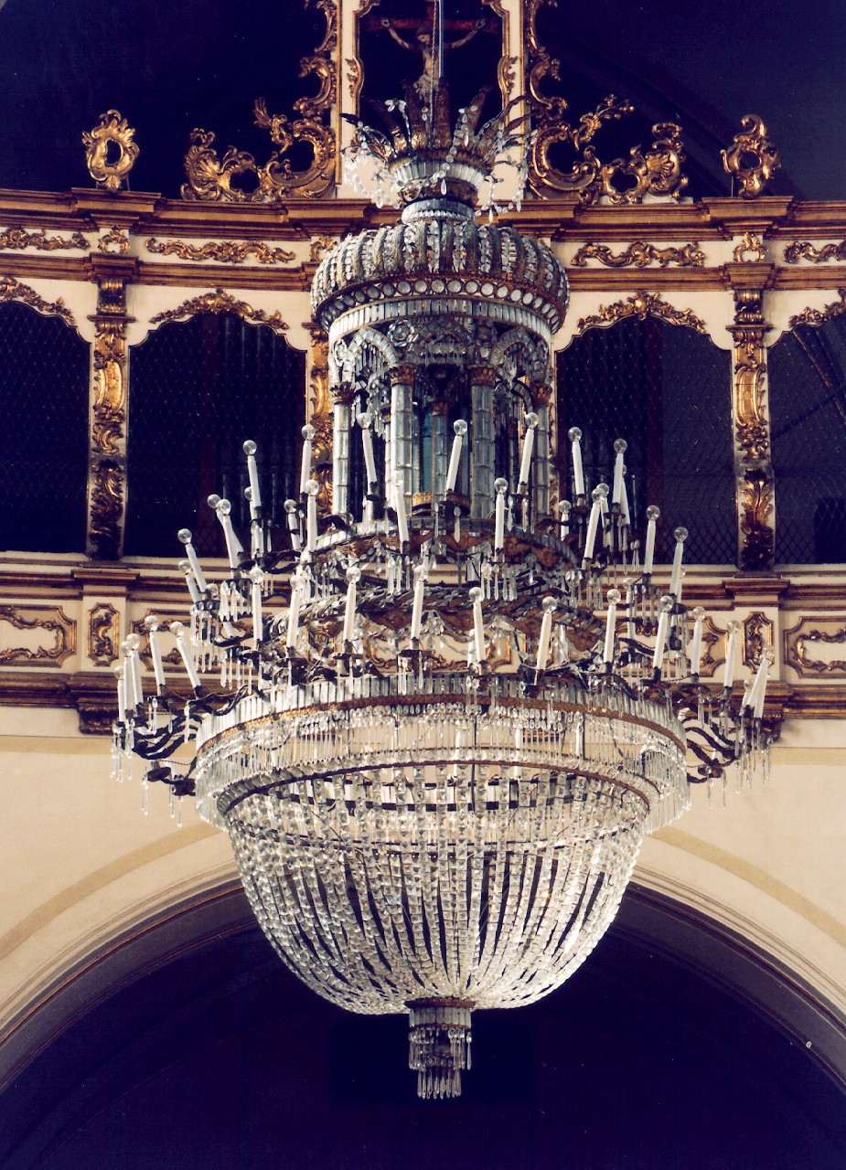 lampadario - bottega siciliana (Prima metà sec. XIX)