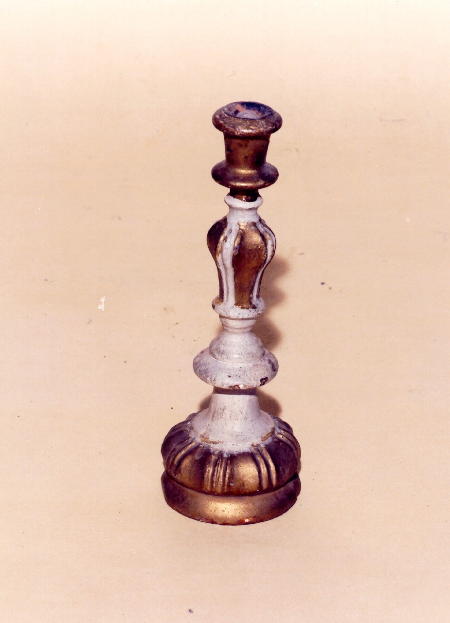 candeliere d'altare, serie - produzione siciliana (Fine/inizio secc. XIX/ XX)