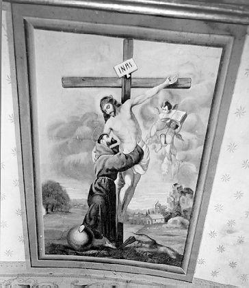 soffitto dipinto - ambito italiano (prima metà sec. XX)