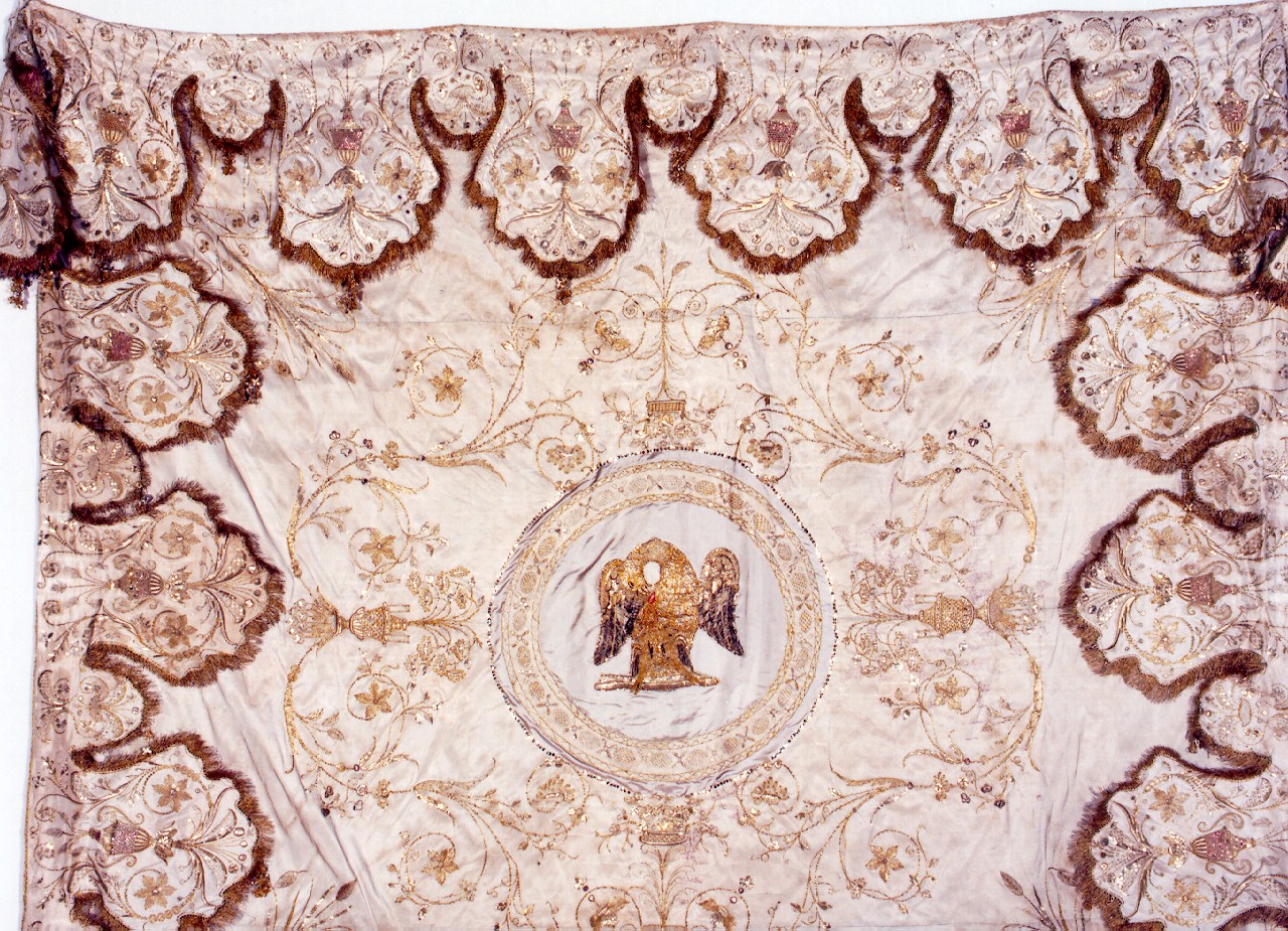 cielo di baldacchino processionale - manifattura siciliana (Fine/inizio secc. XVIII/ XIX)