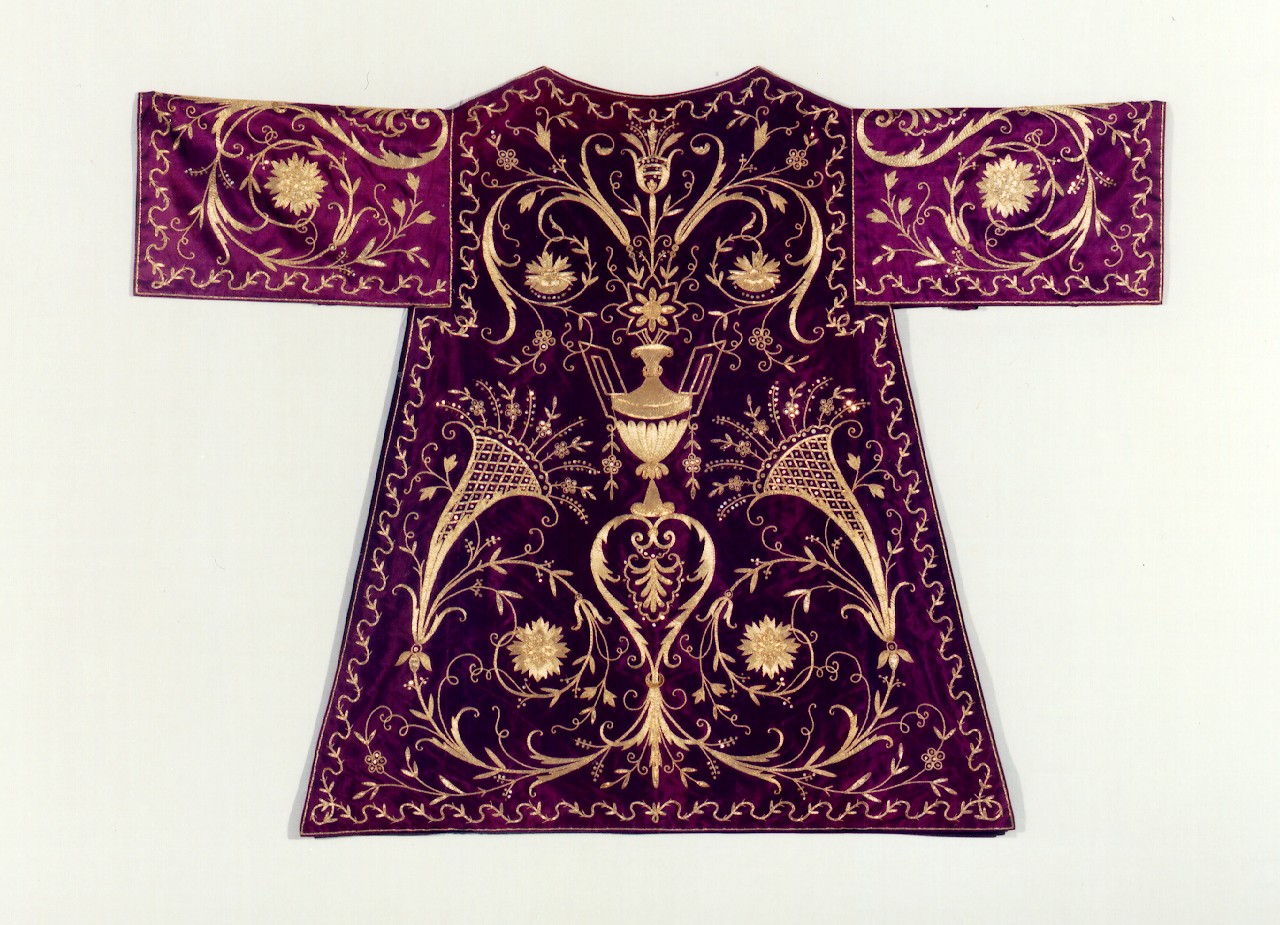 dalmatica, serie - manifattura siciliana (primo quarto sec. XX)