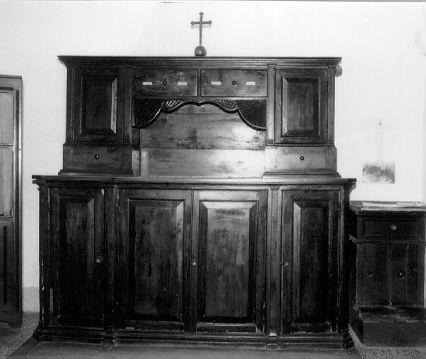 mobile da sacrestia - ambito lunigianese (sec. XIX)