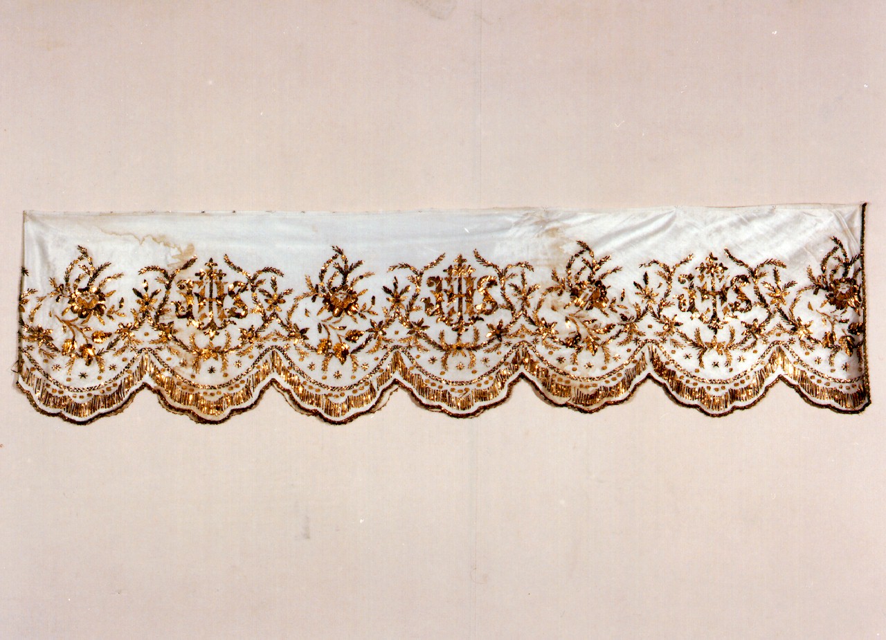 guarnizione di tovaglia d'altare - manifattura siciliana (Seconda metà sec. XIX)