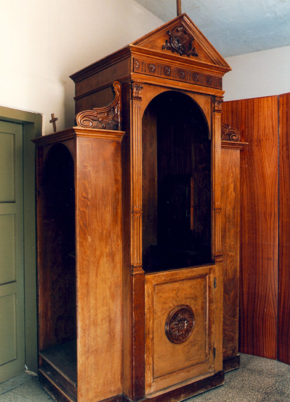 confessionale - produzione siciliana (primo quarto sec. XX)