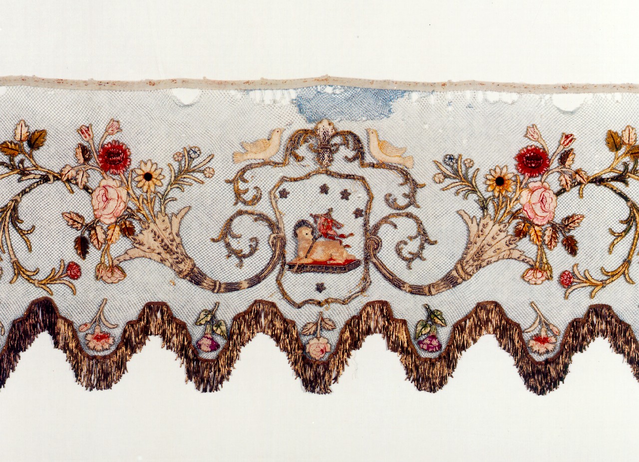 guarnizione di tovaglia d'altare - manifattura siciliana (Seconda metà sec. XIX)