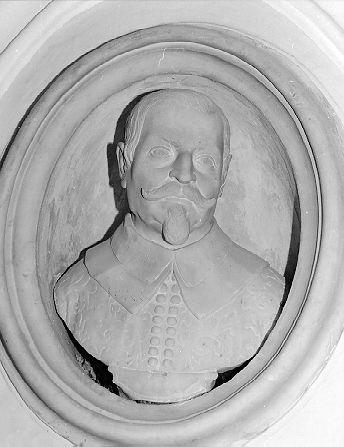 MARCHESE BARTOLOMEO ARIBERTI (busto) - bottega toscana (sec. XVII)