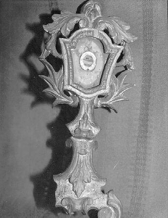 reliquiario - ambito lunigianese (secc. XVIII/ XIX)