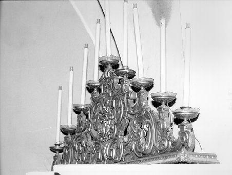 candelabro, serie - ambito lunigianese (sec. XIX)
