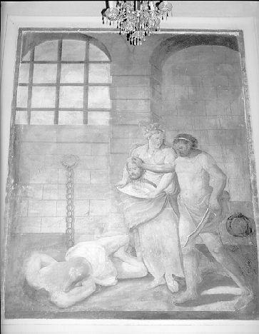 DECAPITAZIONE DI SAN GIOVANNI BATTISTA (dipinto) - ambito italiano (sec. XVIII)