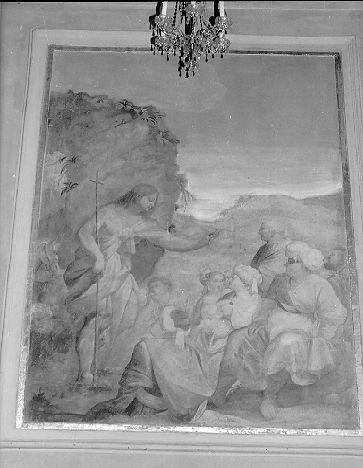 San Giovanni Battista battezza le folle (dipinto) - ambito italiano (sec. XVIII)