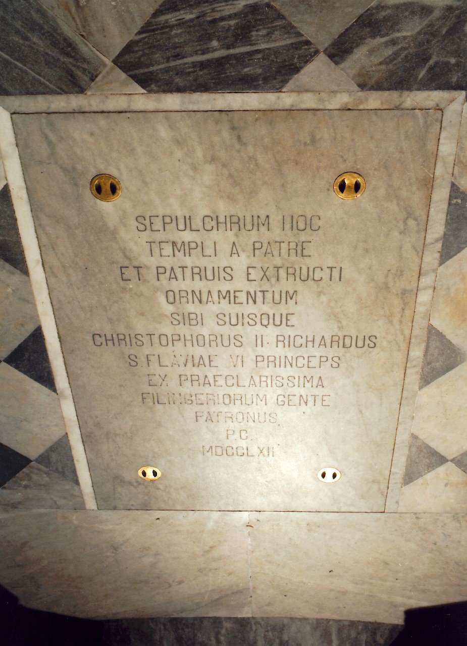 lapide - documentaria - ambito siciliano (sec. XVIII)