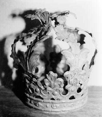 corona da statua - bottega italiana (sec. XIX)