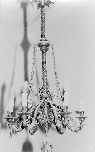 lampadario - bottega italiana (sec. XIX)