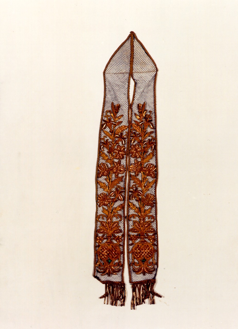 guarnizione di paramento liturgico - manifattura siciliana (Seconda metà sec. XIX)