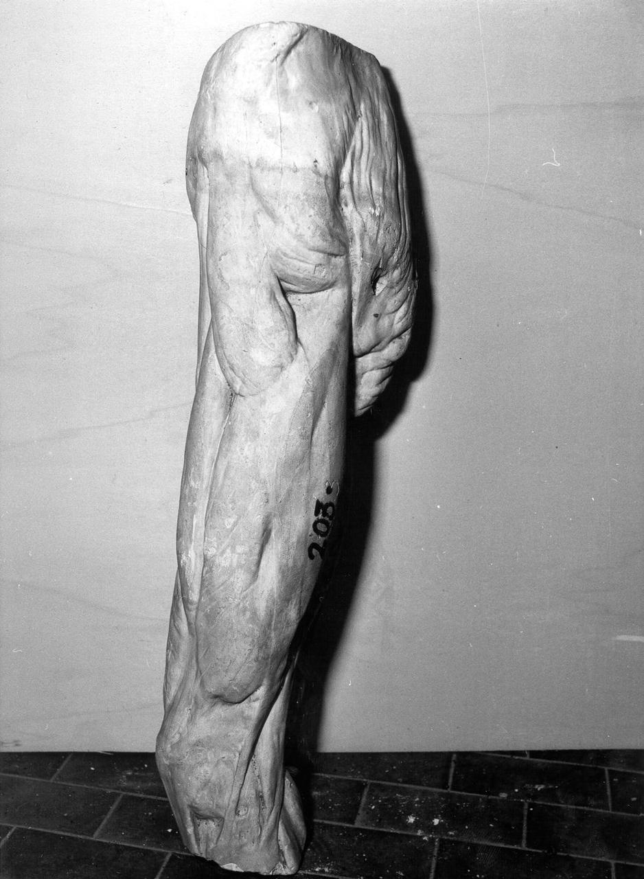 GAMBA MASCHILE SINISTRA (scultura) - ambito toscano (prima metà sec. XX)