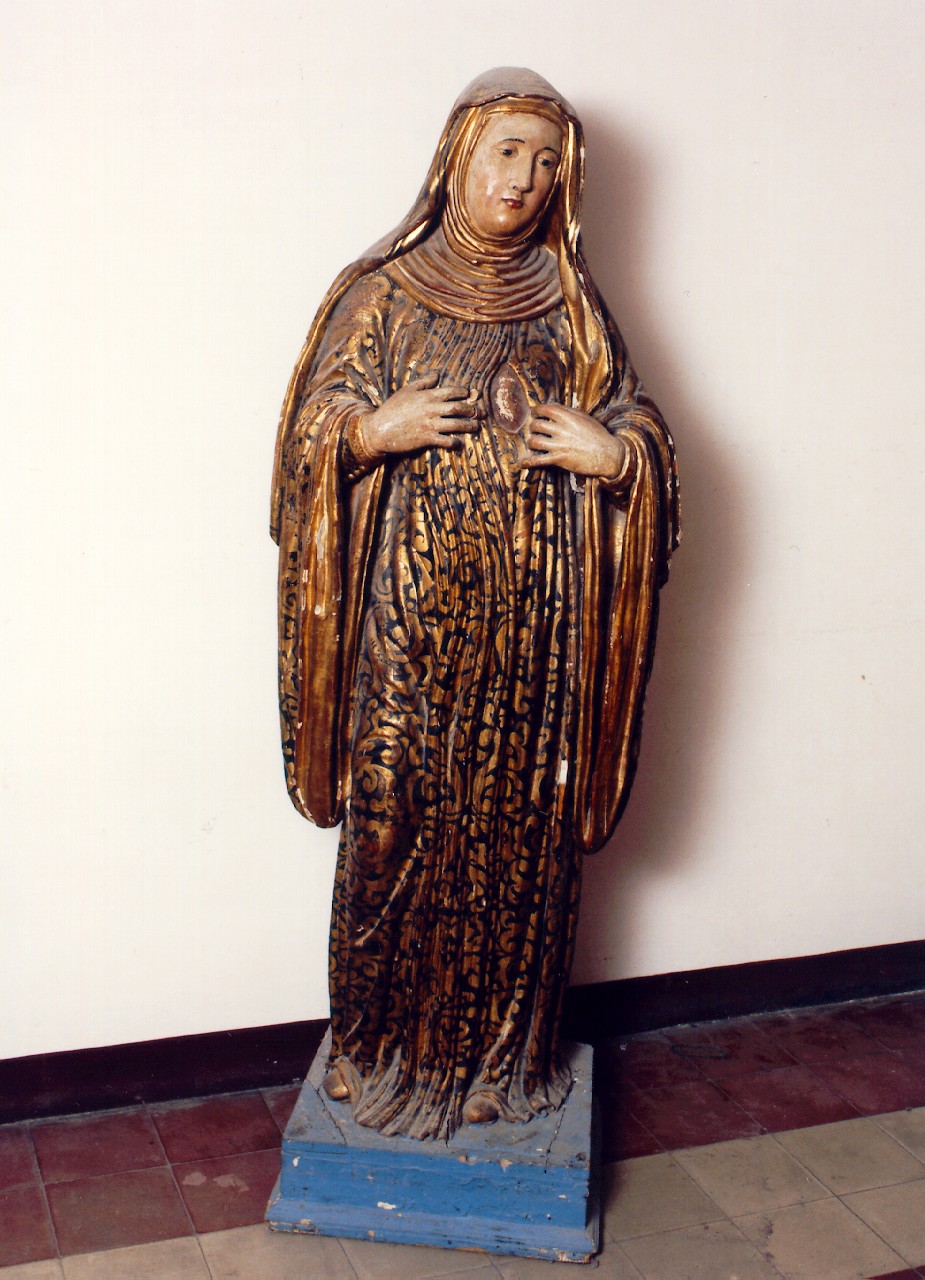 Santa Gertrude (statua) - ambito siciliano (sec. XVI)