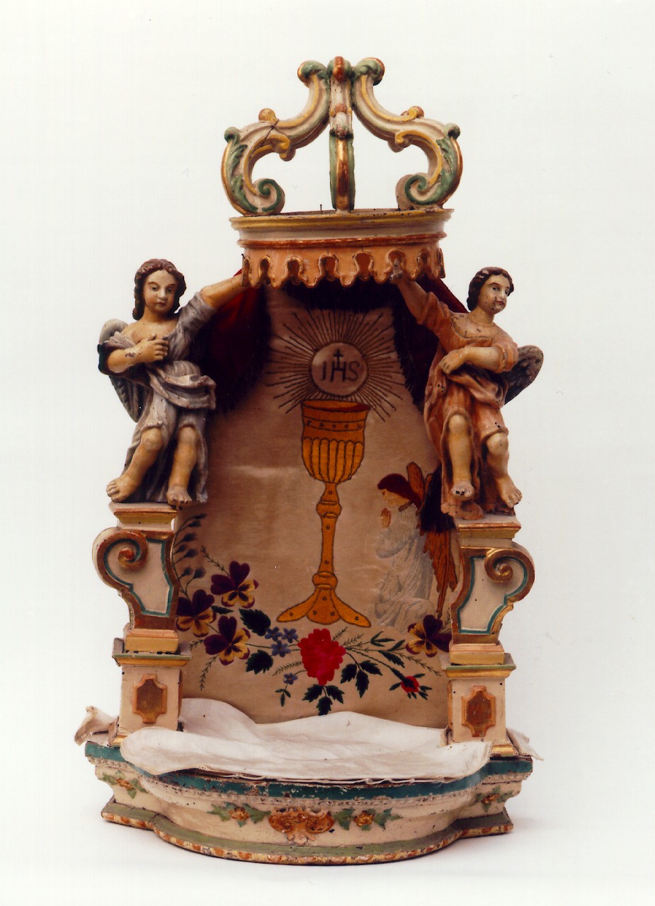 tronetto per esposizione eucaristica - produzione siciliana (fine sec. XVIII)