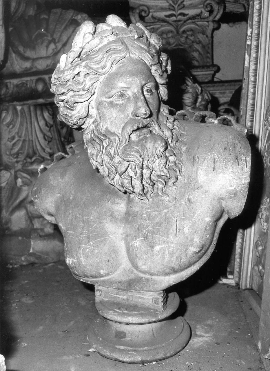 fiume Nilo, busto maschile (scultura) - bottega italiana (seconda metà sec. XIX)
