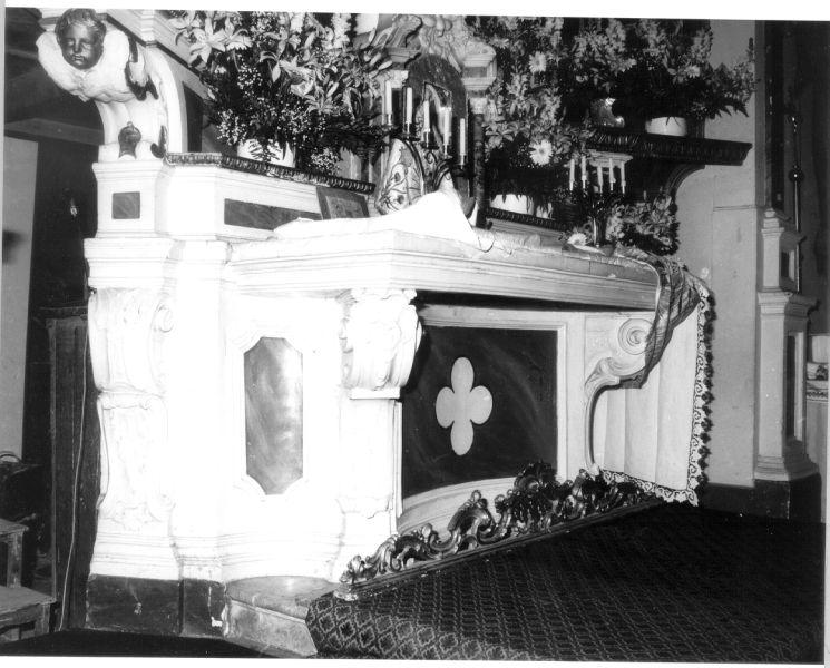 altare maggiore - ambito lucchese (metà sec. XIX)