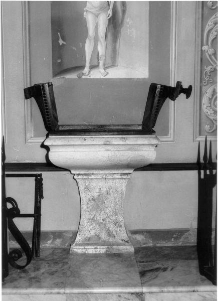 coperchio del fonte battesimale - bottega lucchese (fine/inizio secc. XIX/ XX)