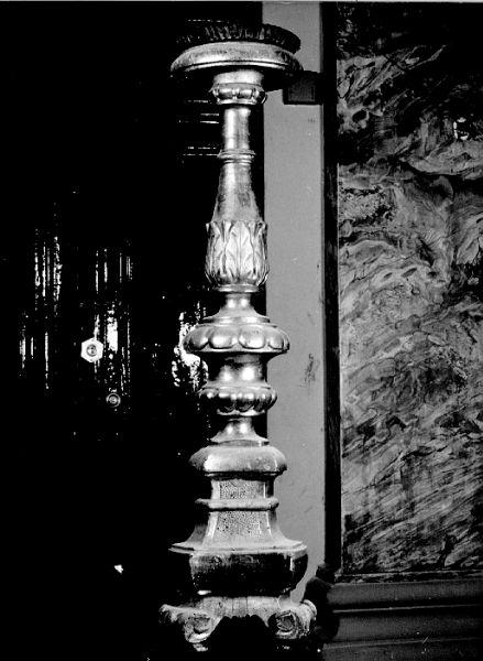 candeliere, serie - bottega lucchese (seconda metà sec. XVIII)