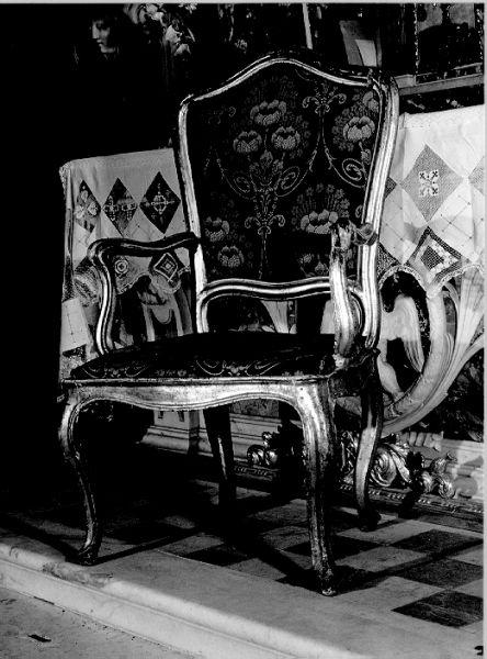 poltrona - manifattura italiana (seconda metà sec. XVIII)