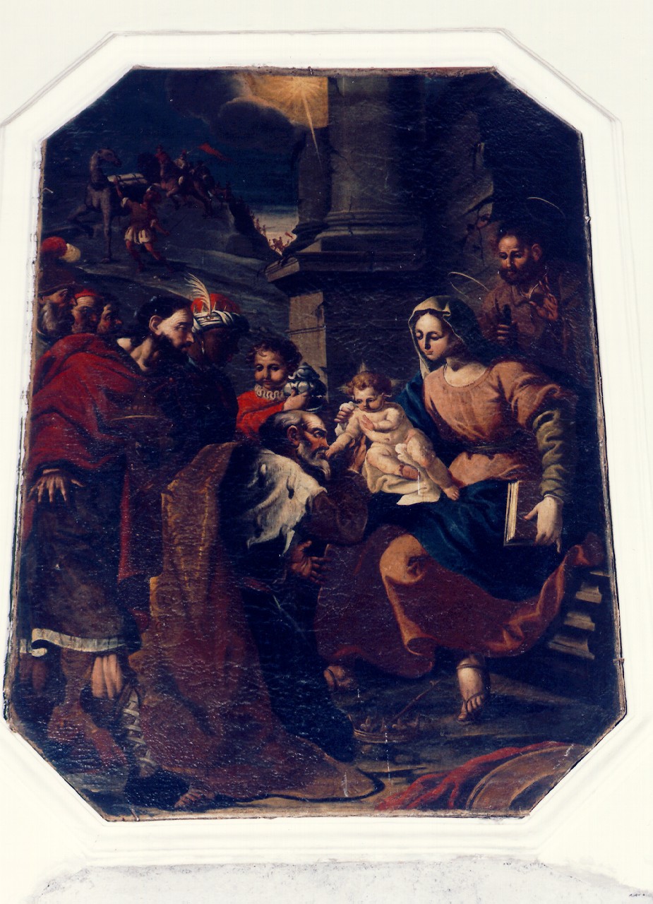 adorazione dei Magi (dipinto) - ambito siciliano (Prima metà sec. XVIII)
