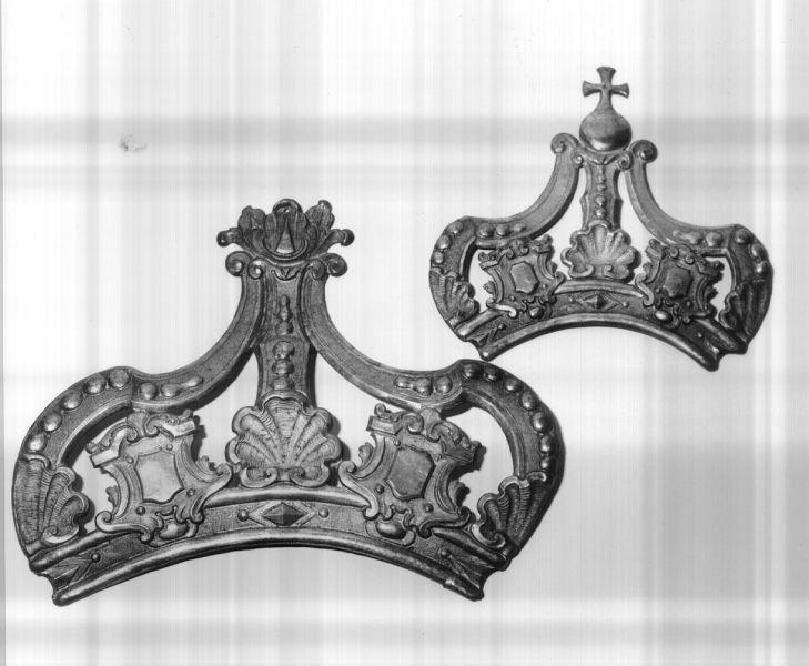 corona da dipinto, serie - bottega lucchese (ultimo quarto sec. XVIII)
