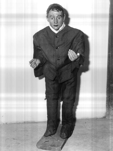 FIGURA MASCHILE (statua da presepio, elemento d'insieme) - manifattura toscana (sec. XVII)