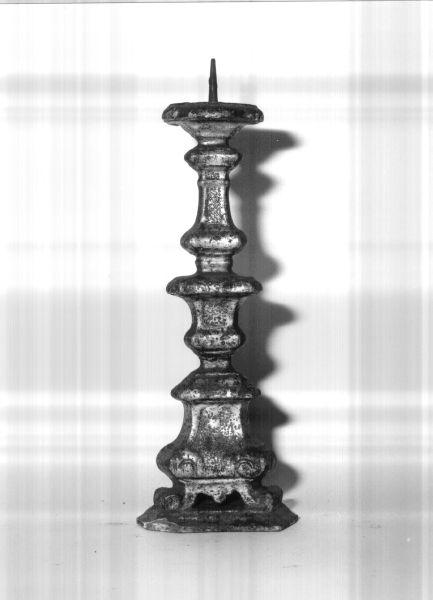 candeliere d'altare - manifattura lucchese (seconda metà sec. XVIII)