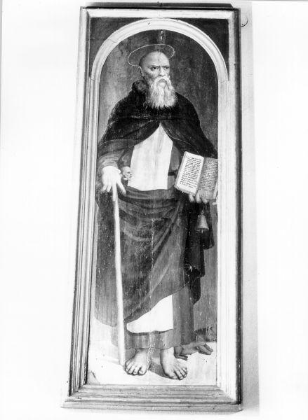 SANT'ANTONIO ABATE (dipinto) di Ezechia da Vezzano detto Zacchia il Vecchio (sec. XVI)
